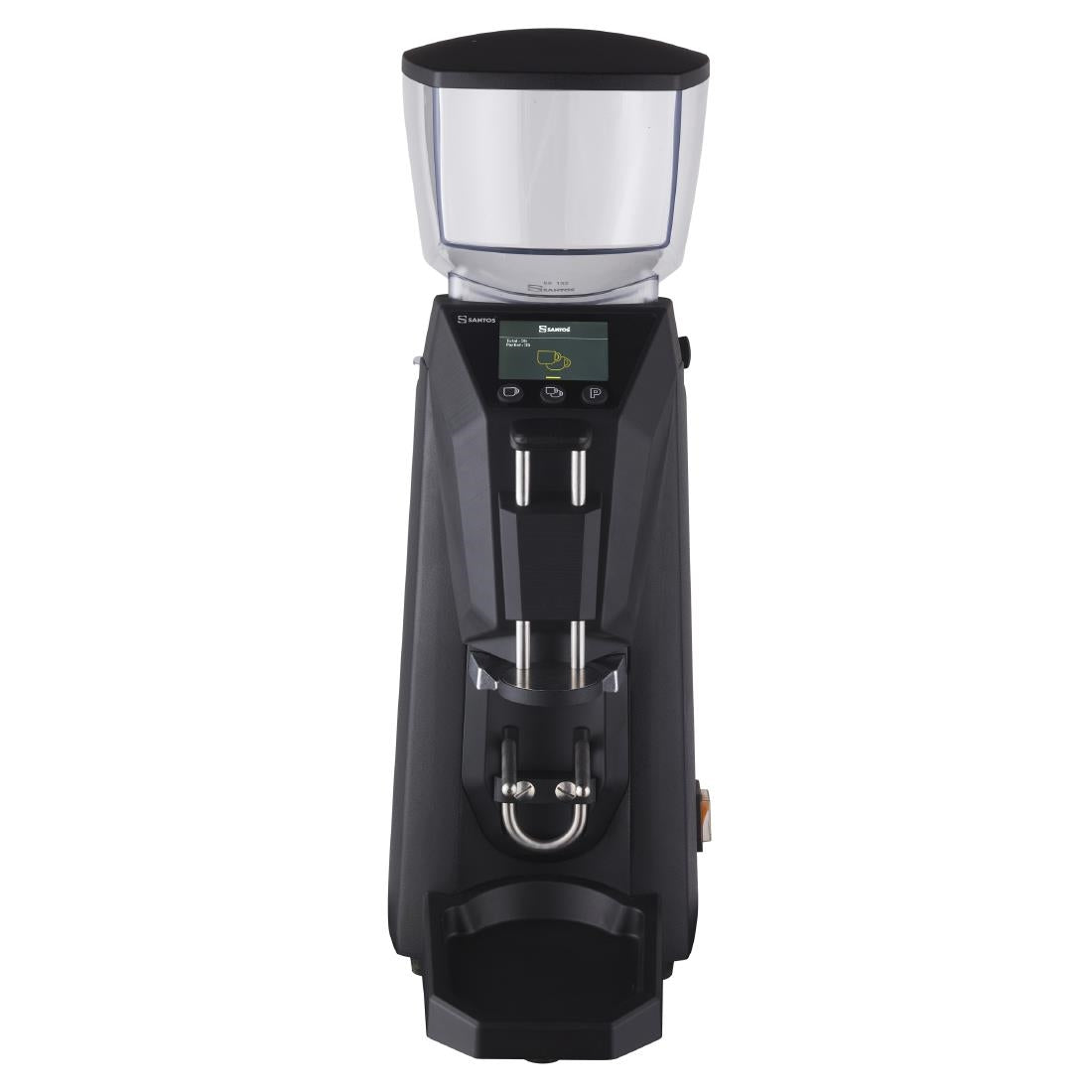GP747 Santos On-Demand Coffee Grinder 59TA with Tamper Black