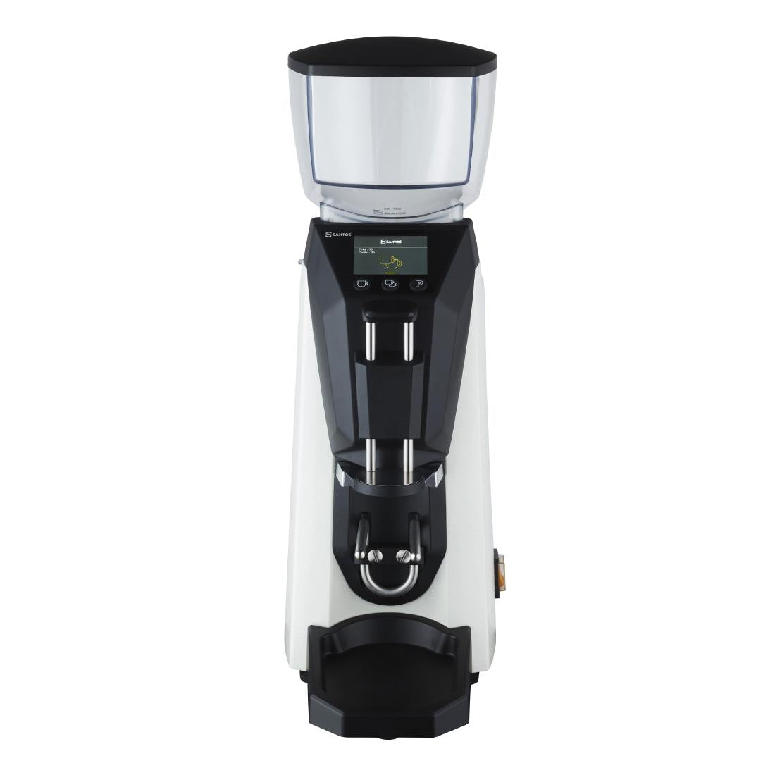 GP749 Santos On-Demand Coffee Grinder 59TWA with Tamper White