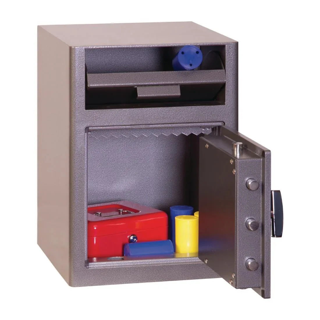 GR357 Phoenix Cash Deposit Drop Safe Graphite Grey 47Ltr 3K - JD Catering Equipment Solutions Ltd