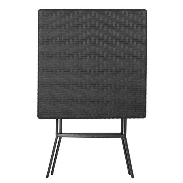 GR772 Bolero Square Folding Table Black 620mm