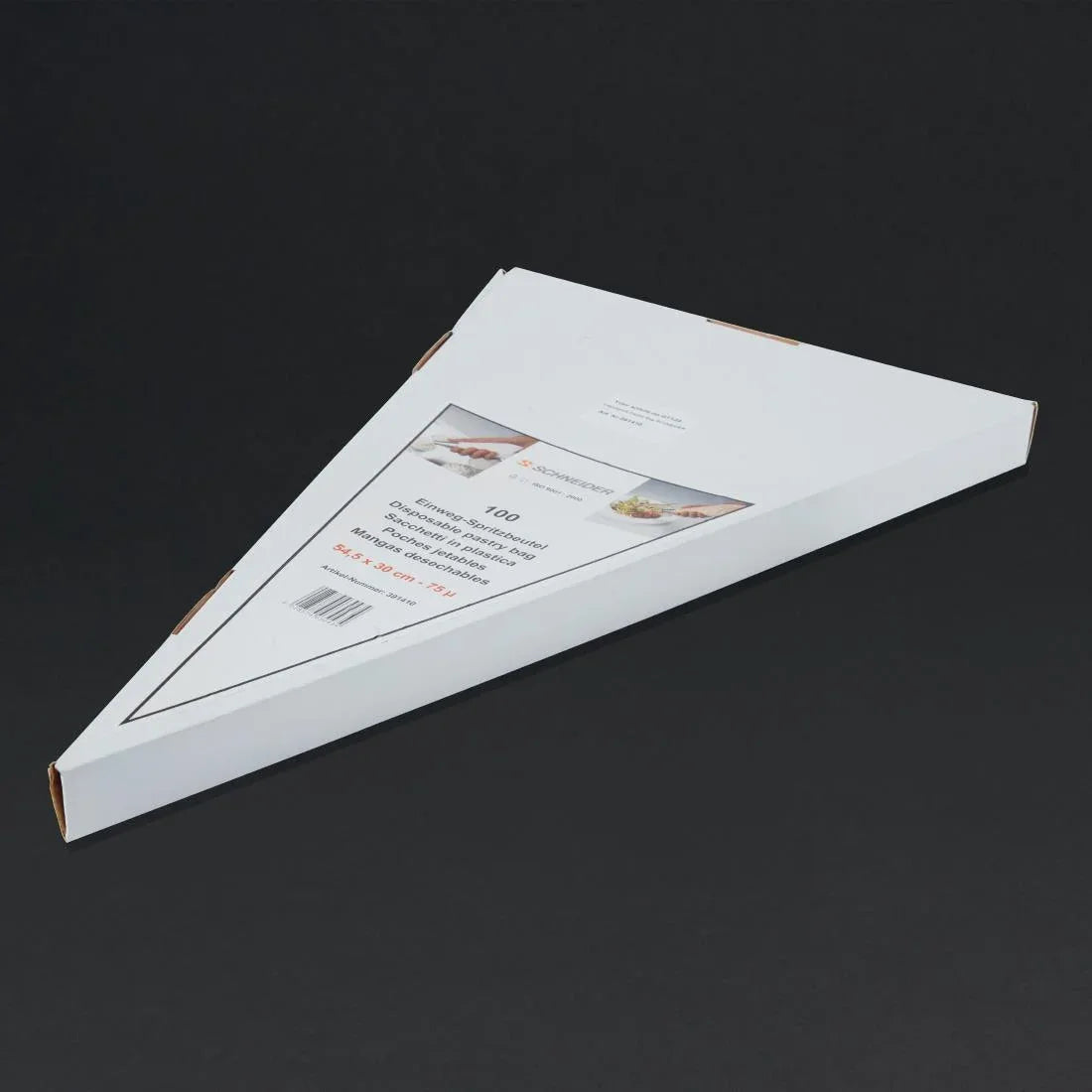 GT125 Schneider White Disposable Piping Bags 54.5cm (Pack of 100) - JD Catering Equipment Solutions Ltd