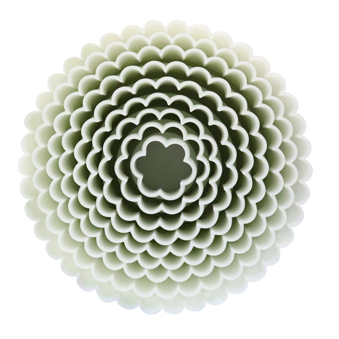 GT140 Schneider Serrated Round Pastry Cutters (Pack of 9)