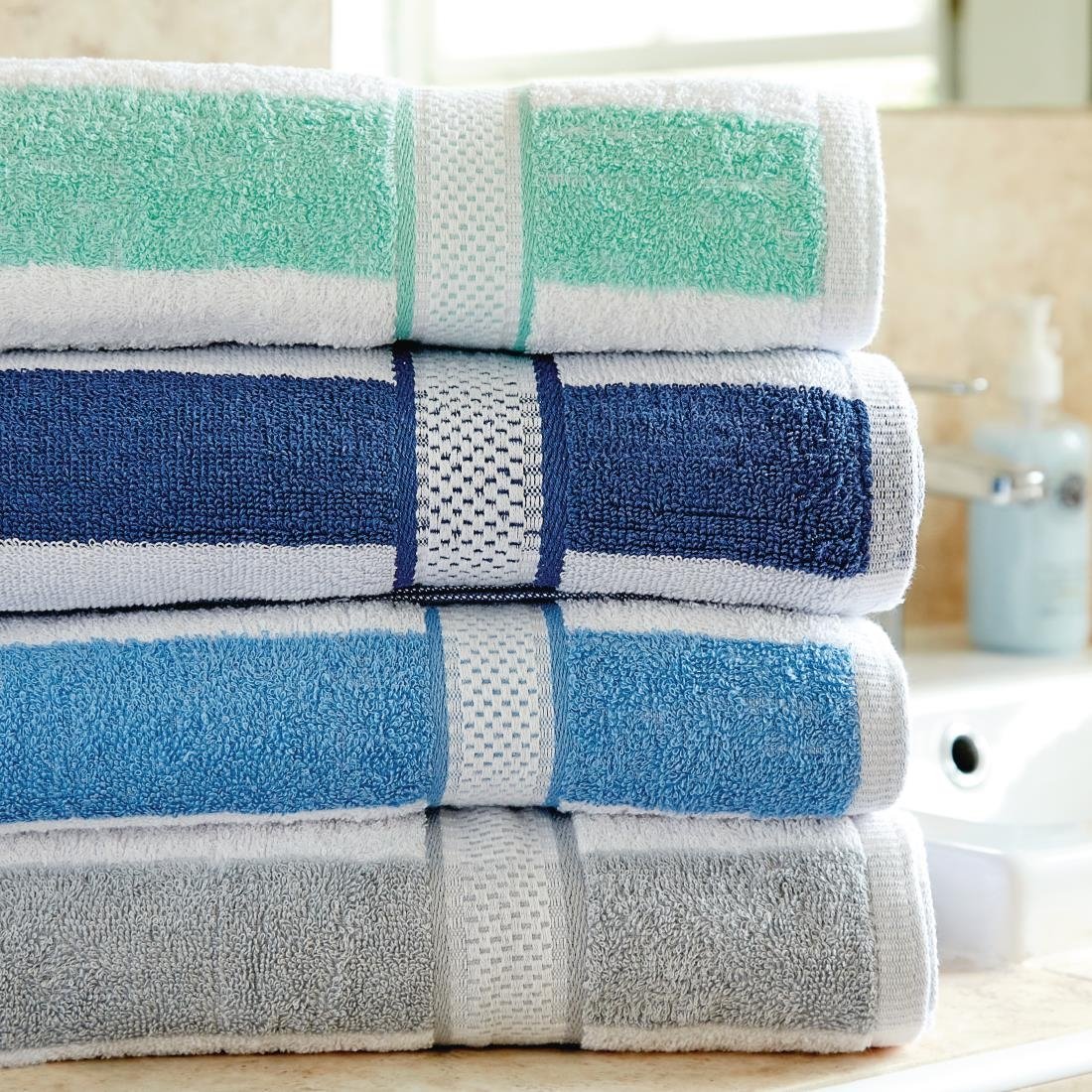 HB679 Mitre Comfort Splash Towels Mint