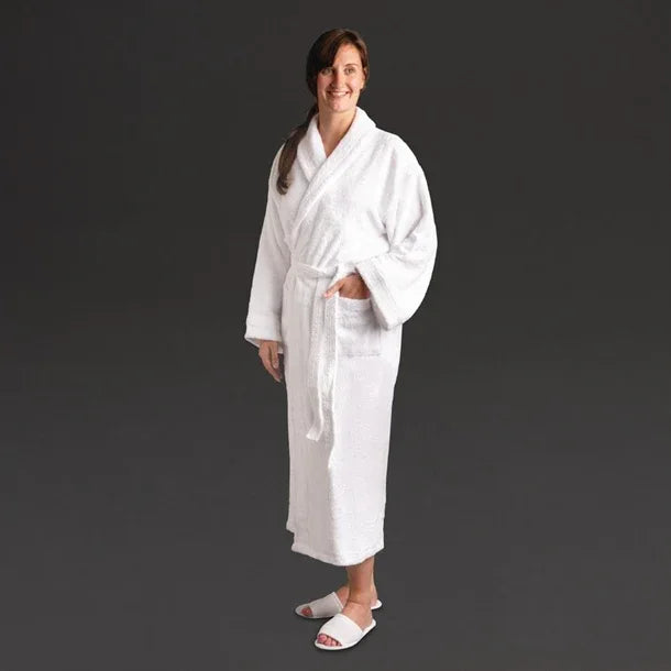 GT893-L Mitre Essentials Verona Bathrobe Large - JD Catering Equipment Solutions Ltd