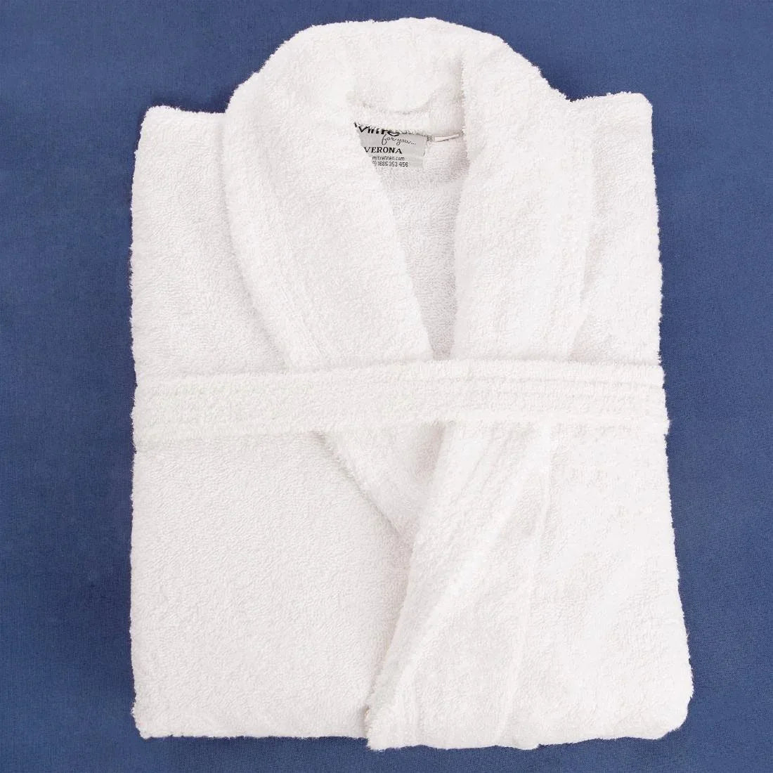 GT893-L Mitre Essentials Verona Bathrobe Large - JD Catering Equipment Solutions Ltd