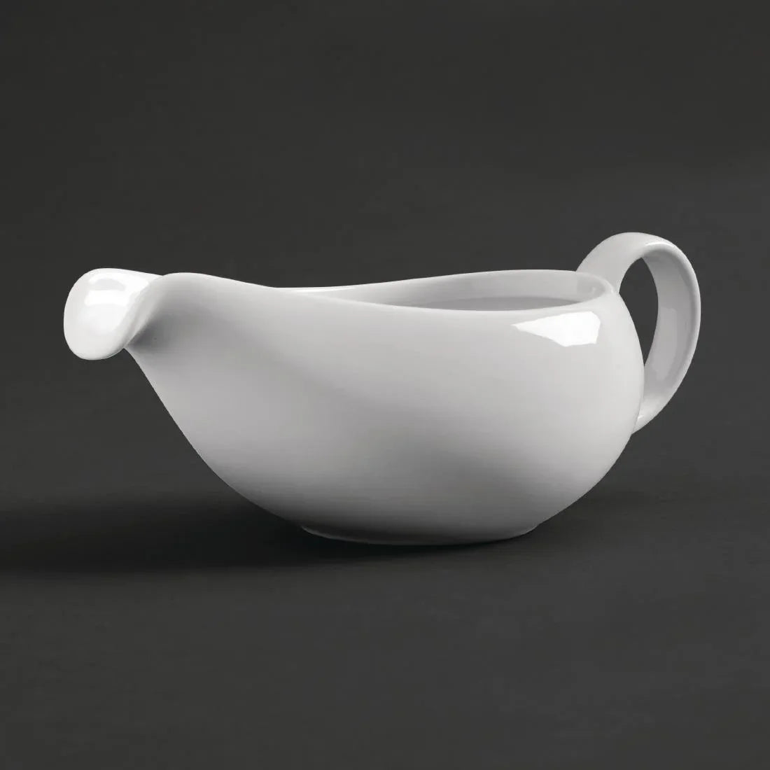 GT932 Royal Porcelain Classic White Gravy Boat 380ml (Pack of 2) - JD Catering Equipment Solutions Ltd