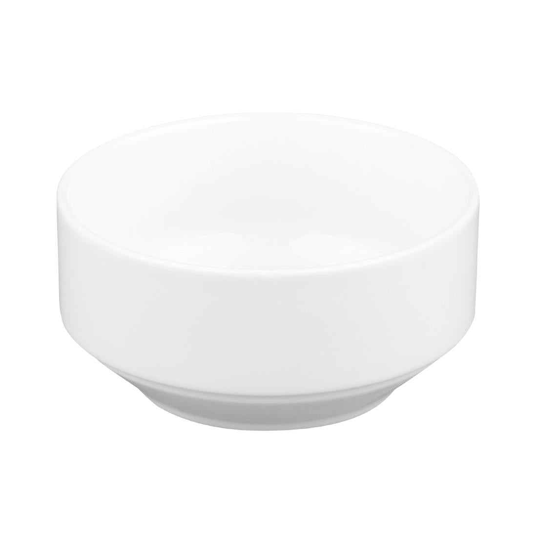 GT939 Royal Porcelain Classic White Stackable Soup Bowl 110mm (Pack of 12)