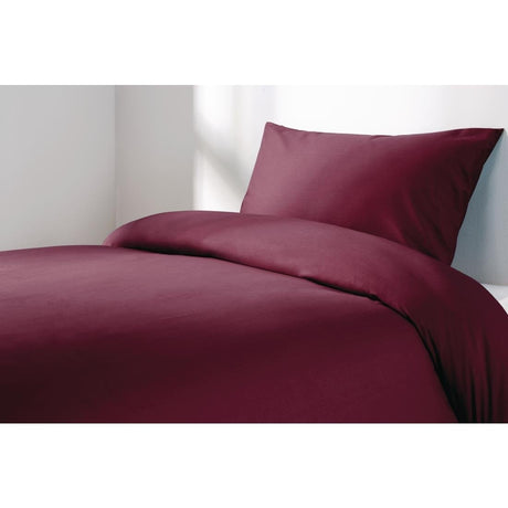 HB513 Mitre Essentials Spectrum Double Bedding Set Claret