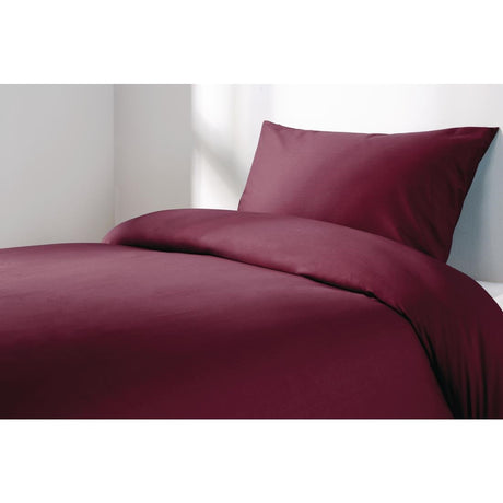 HB503 Mitre Essentials Spectrum Single Bedding Set Claret