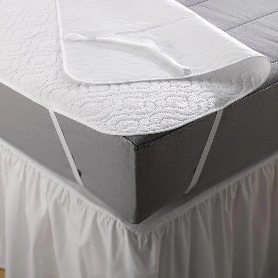 GU556 Mitre Essentials PVC Quilted Mattress Protector Small Double - JD Catering Equipment Solutions Ltd