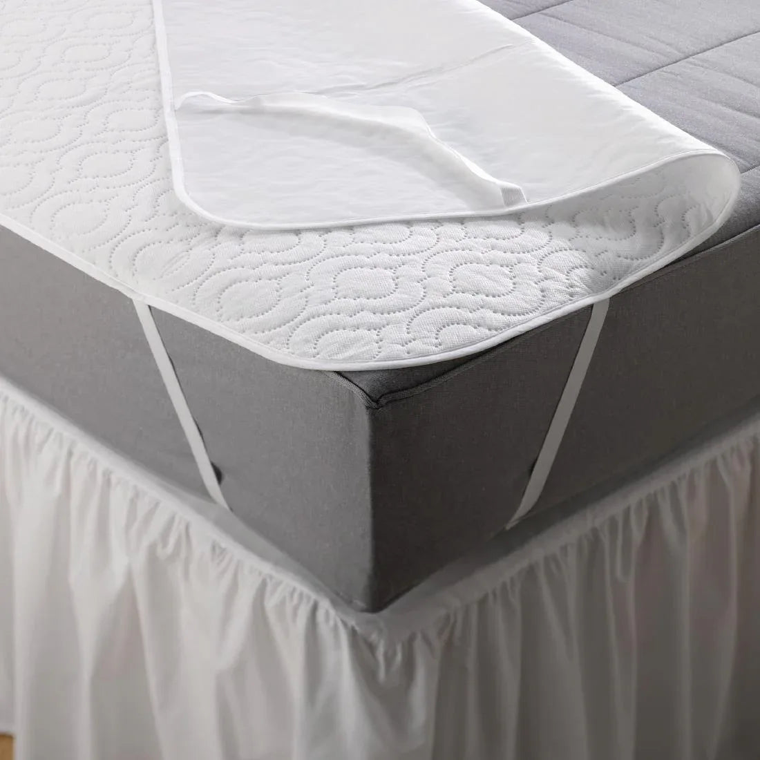 GU554 Mitre Essentials PVC Quilted Mattress Protector Super King Size - JD Catering Equipment Solutions Ltd