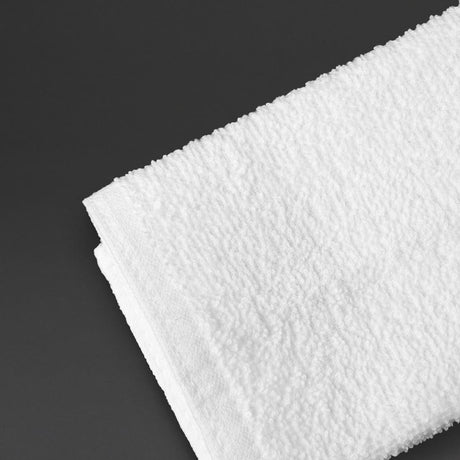 HB621 Mitre Essentials Carnival Face Cloth White (10 Pack)