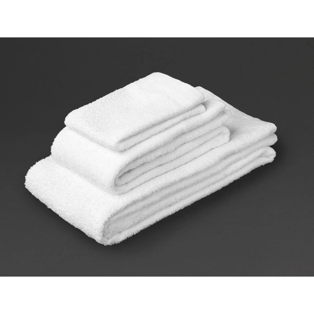 GW299 Mitre Essentials Carnival Bath Towel White - JD Catering Equipment Solutions Ltd