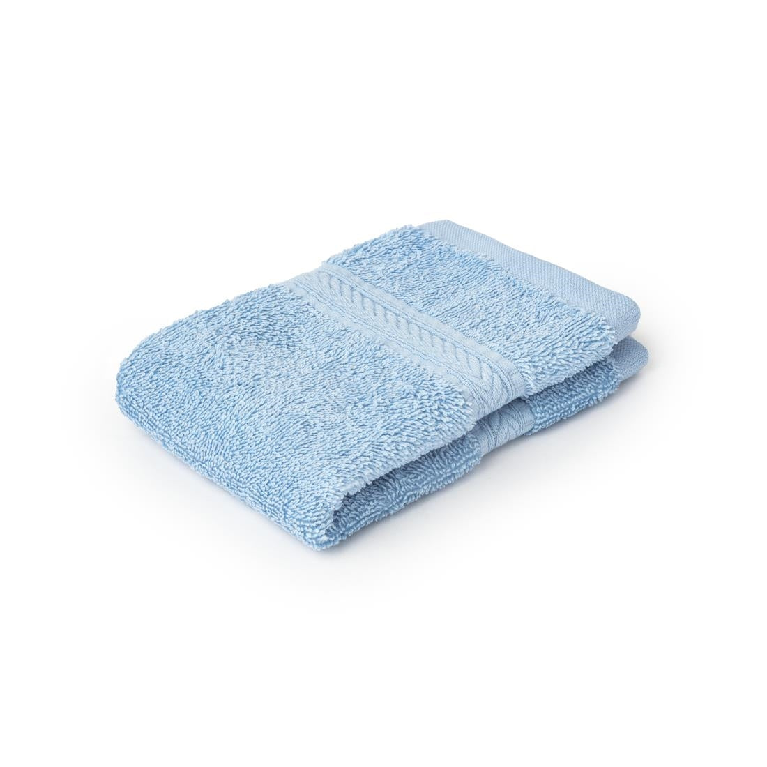 HB625 Mitre Essentials Nova Face Cloth Blue (10 pack)