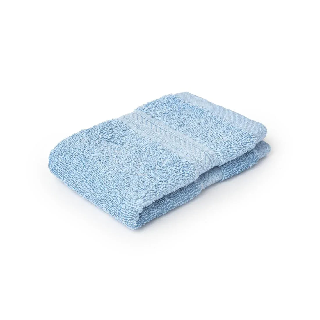 HB625 Mitre Essentials Nova Face Cloth Blue (10 pack)