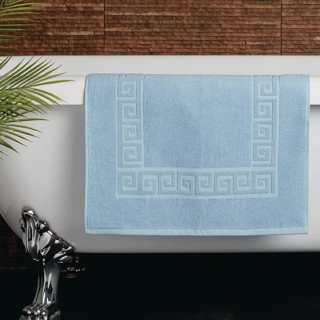 GW348 Mitre Essentials Nova Bath Mat Blue - JD Catering Equipment Solutions Ltd