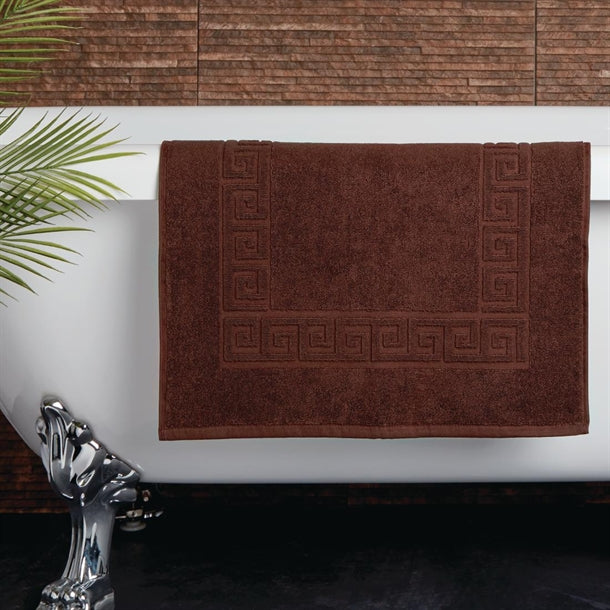 GW353 Mitre Essentials Nova Bath Mat Chocolate
