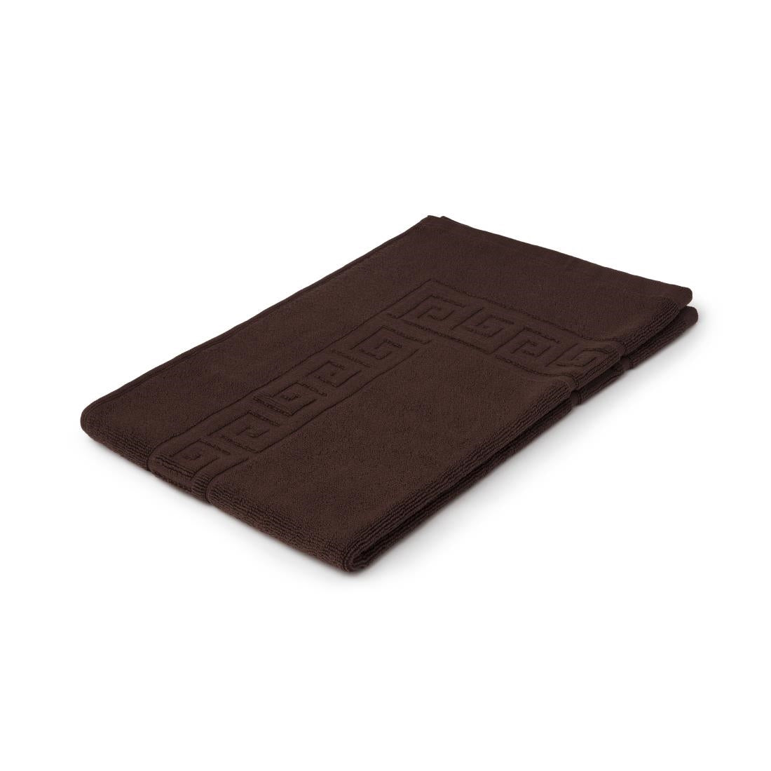 GW353 Mitre Essentials Nova Bath Mat Chocolate
