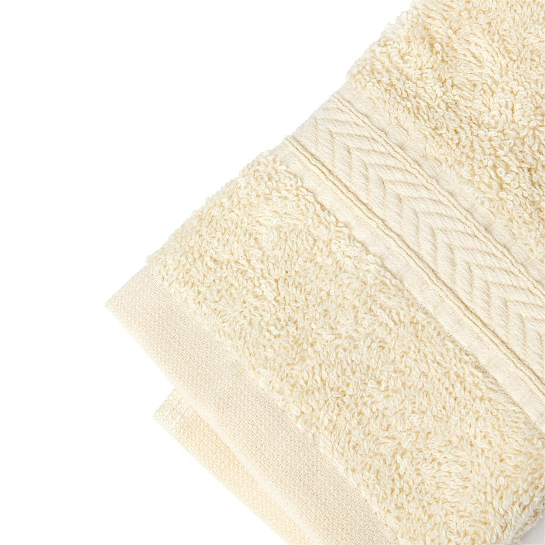 HB627 Mitre Essentials Nova Face Cloth Cream (10 pack)