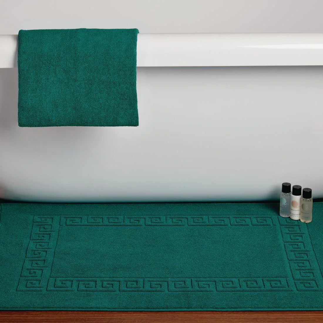 GW363 Mitre Essentials Nova Bath Mat Dark Green - JD Catering Equipment Solutions Ltd