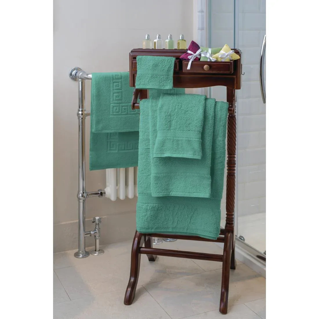 HB536 Mitre Comfort Nova Colour Towel Set Mint