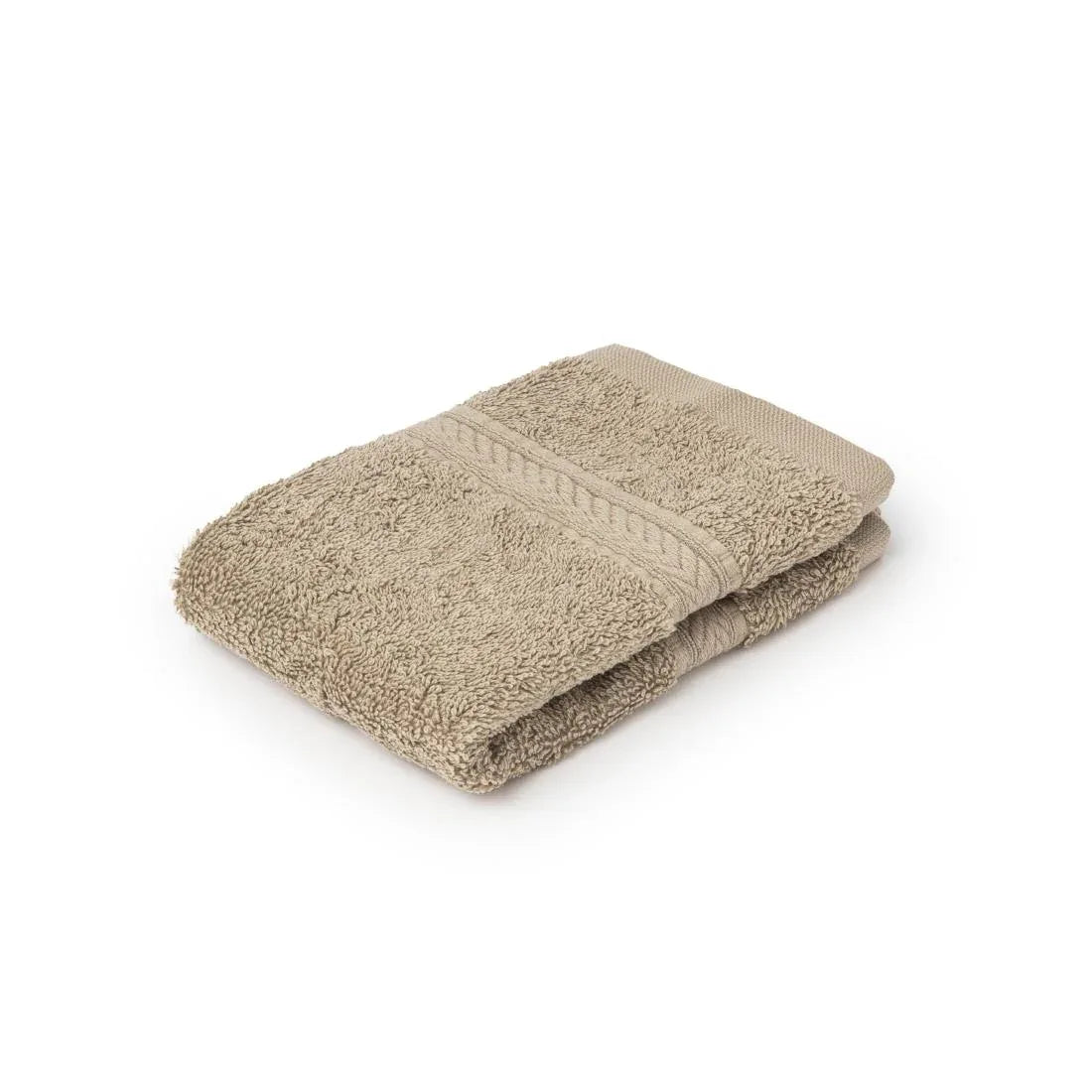 HB631 Mitre Essentials Nova Face Cloth Sand (10 pack) - JD Catering Equipment Solutions Ltd