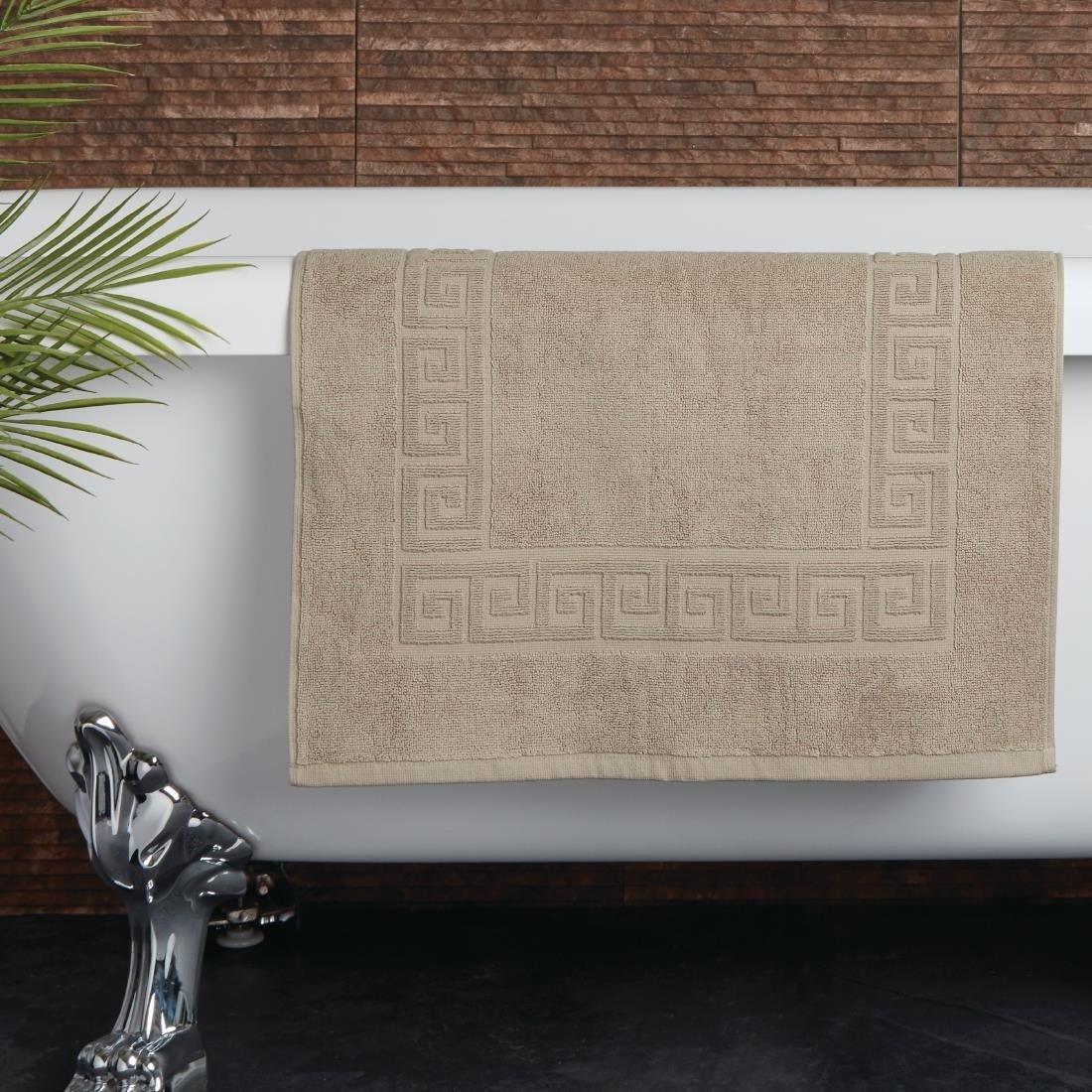 GW378 Mitre Essentials Nova Bath Mat Sand - JD Catering Equipment Solutions Ltd