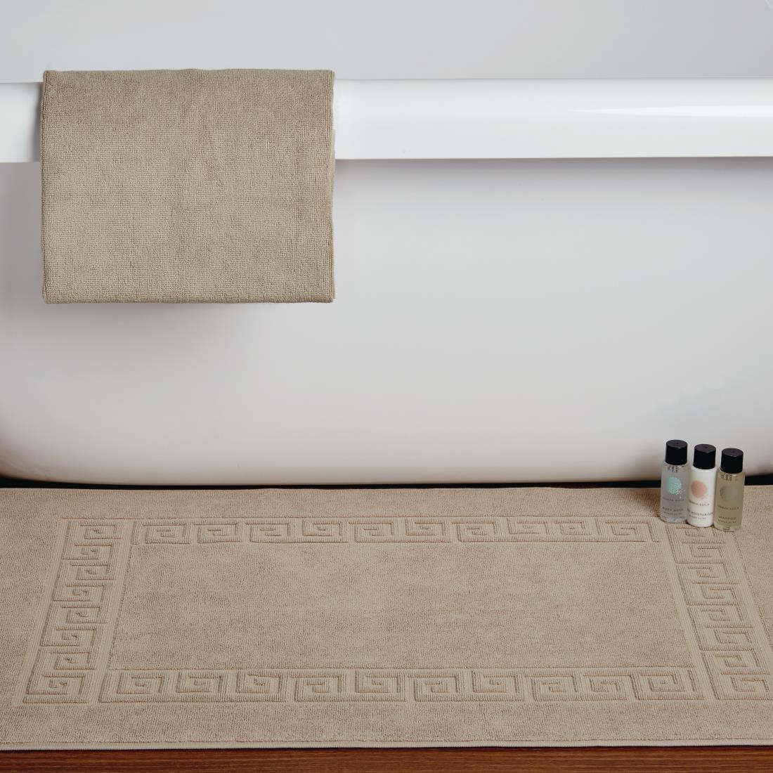 GW378 Mitre Essentials Nova Bath Mat Sand - JD Catering Equipment Solutions Ltd