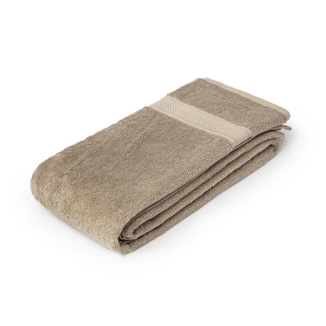 GW380 Mitre Essentials Nova Bath Towel Sand - JD Catering Equipment Solutions Ltd