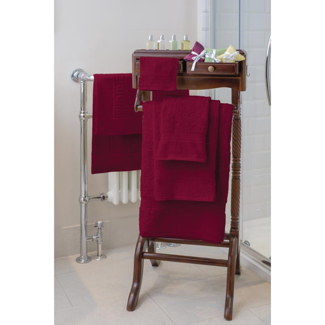 HB537 Mitre Comfort Nova Colour Wine Towel Set