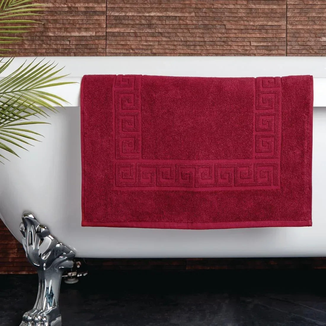 GW388 Mitre Essentials Nova Bath Mat Wine - JD Catering Equipment Solutions Ltd