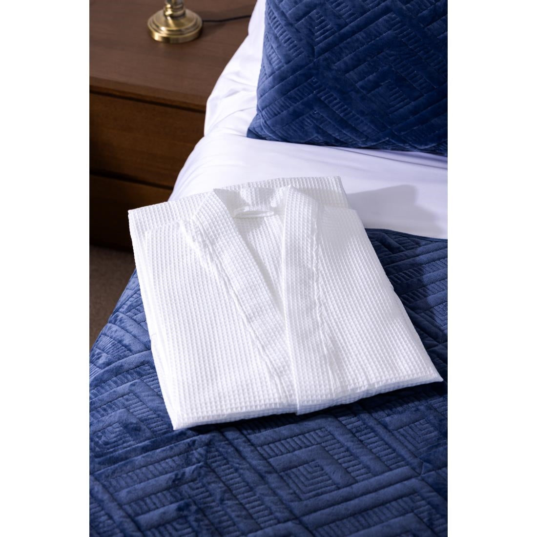 Mitre Essentials Honeycomb Bathrobe White XL