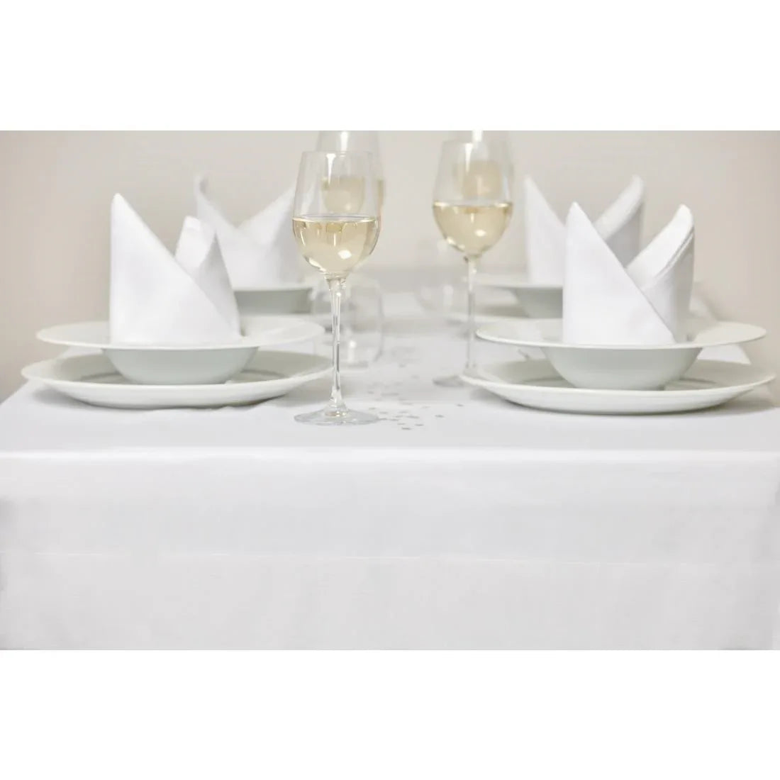 GW420 Mitre Luxury Satin Band Tablecloth 1370 x 1780mm - JD Catering Equipment Solutions Ltd