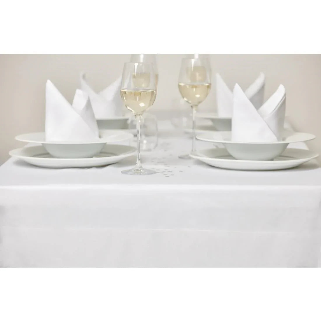GW426 Mitre Luxury Satin Band Tablecloth 2290 x 2290mm - JD Catering Equipment Solutions Ltd