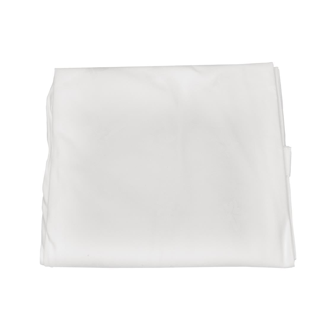 GW452 Mitre Luxury Luxor Round Tablecloth White 2300mm