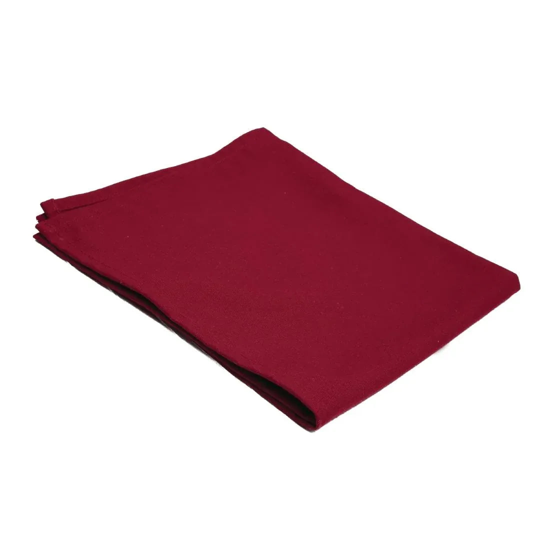 HB566 Occasions Polyester Napkins Burgundy (10 pack) - JD Catering Equipment Solutions Ltd