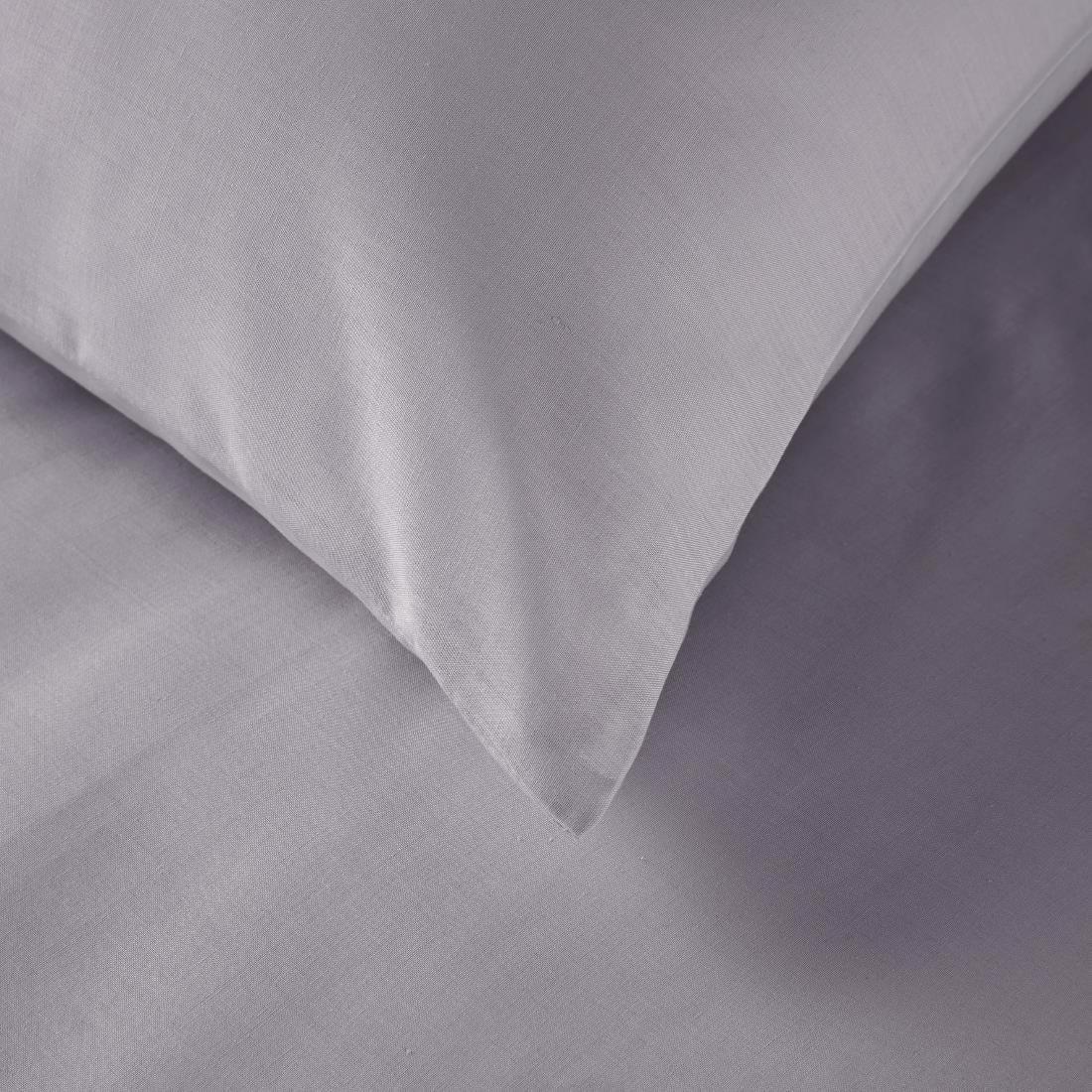 HB657 Mitre Essentials Spectrum Housewife Pillowcases Grey (2 pack) - JD Catering Equipment Solutions Ltd