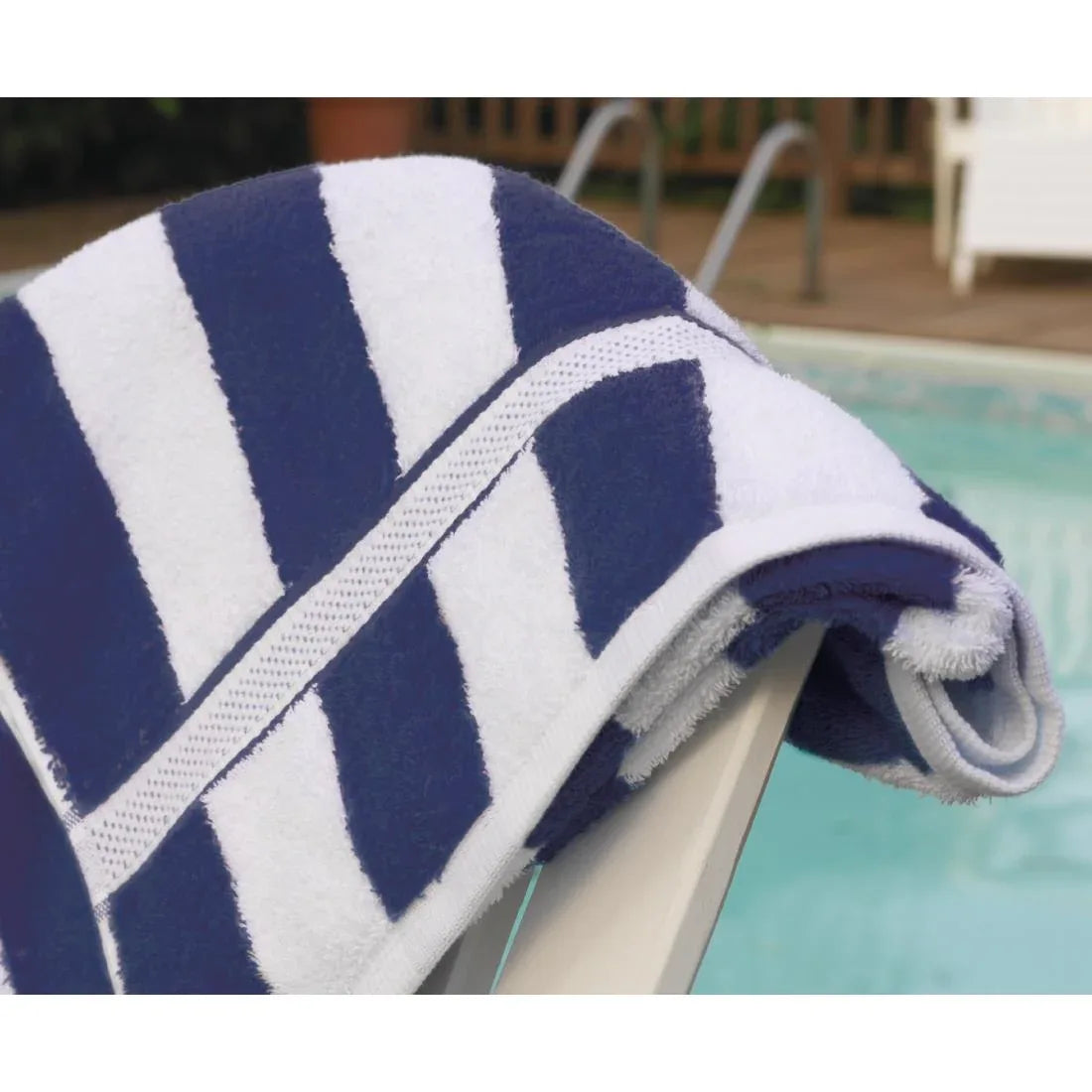 HB678 Mitre Comfort Splash Towel Navy - JD Catering Equipment Solutions Ltd