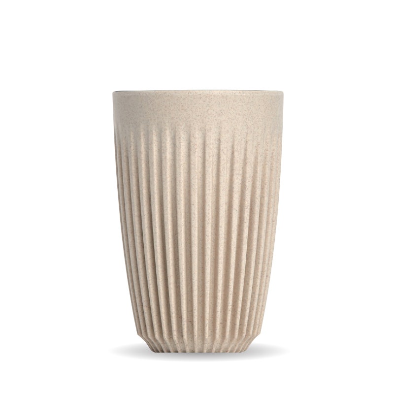 12oz Natural HuskeeCup Bulk (x48) - - BioPak commercial catering consumable