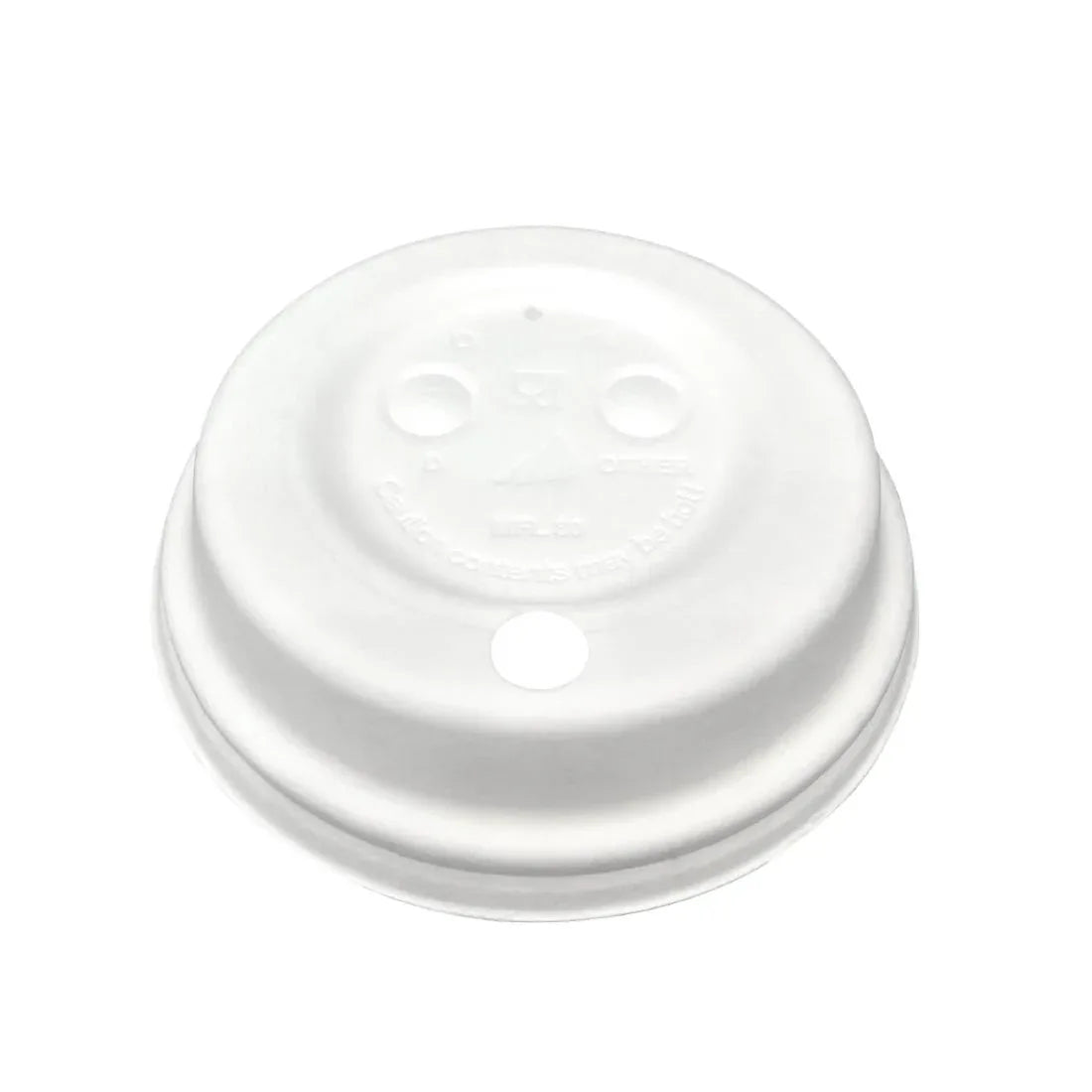 HC191 Huhtamaki Wood Fibre Hot Cup Lid 90mm (Pack of 1500)
