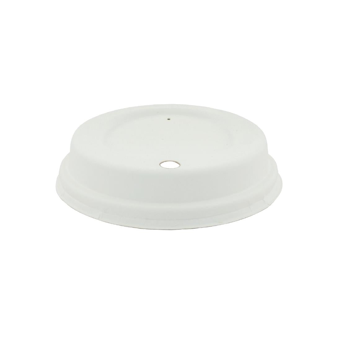 HC192 Huhtamaki Wood Fibre Hot Cup Lid 80mm (Pack of 1200)