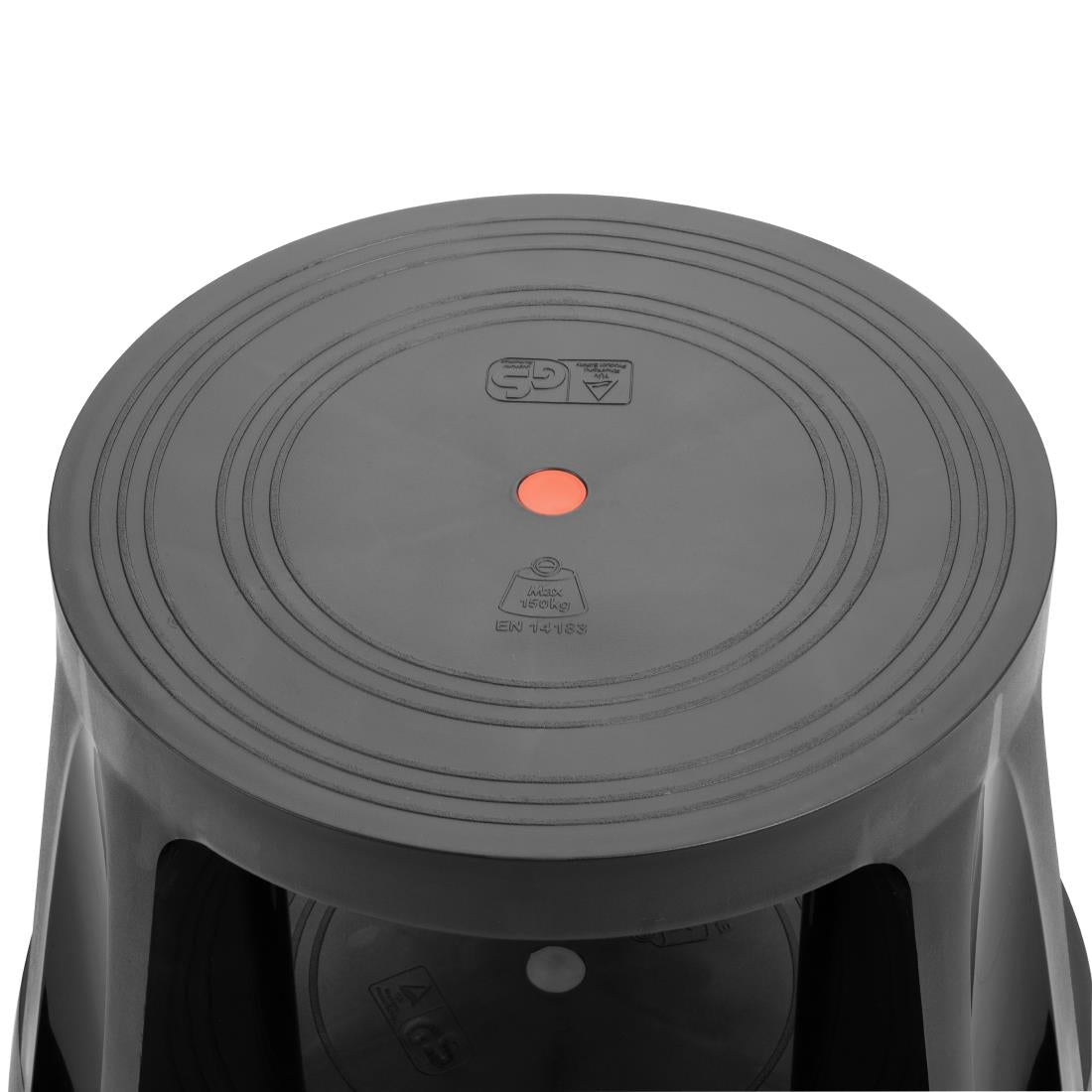 HC359 Vogue Kick Step Stool Black