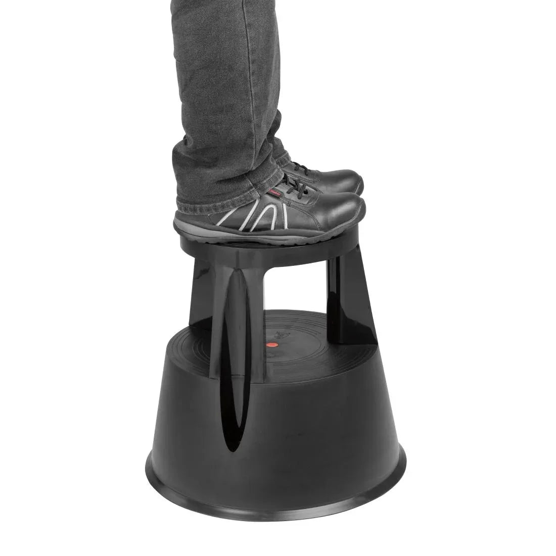 HC359 Vogue Kick Step Stool Black
