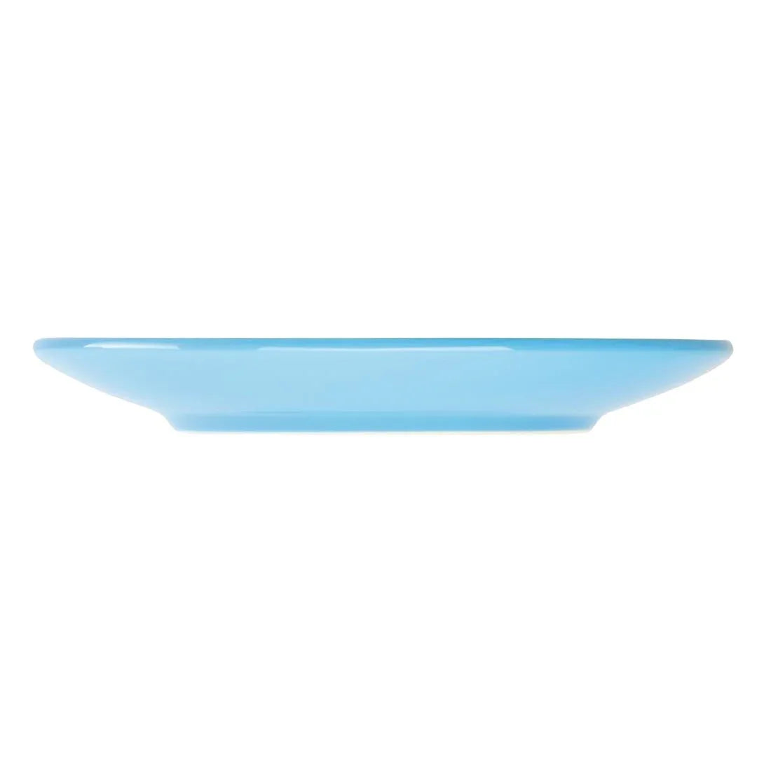 HC400 Olympia Cafe Coupe Plate Blue 205mm (Pack of 12) - JD Catering Equipment Solutions Ltd