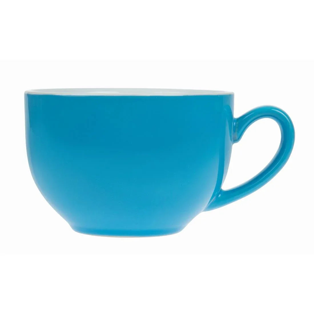 HC404 Olympia Cafe Cappuccino Cup Blue 340ml (Pack of 12) - JD Catering Equipment Solutions Ltd