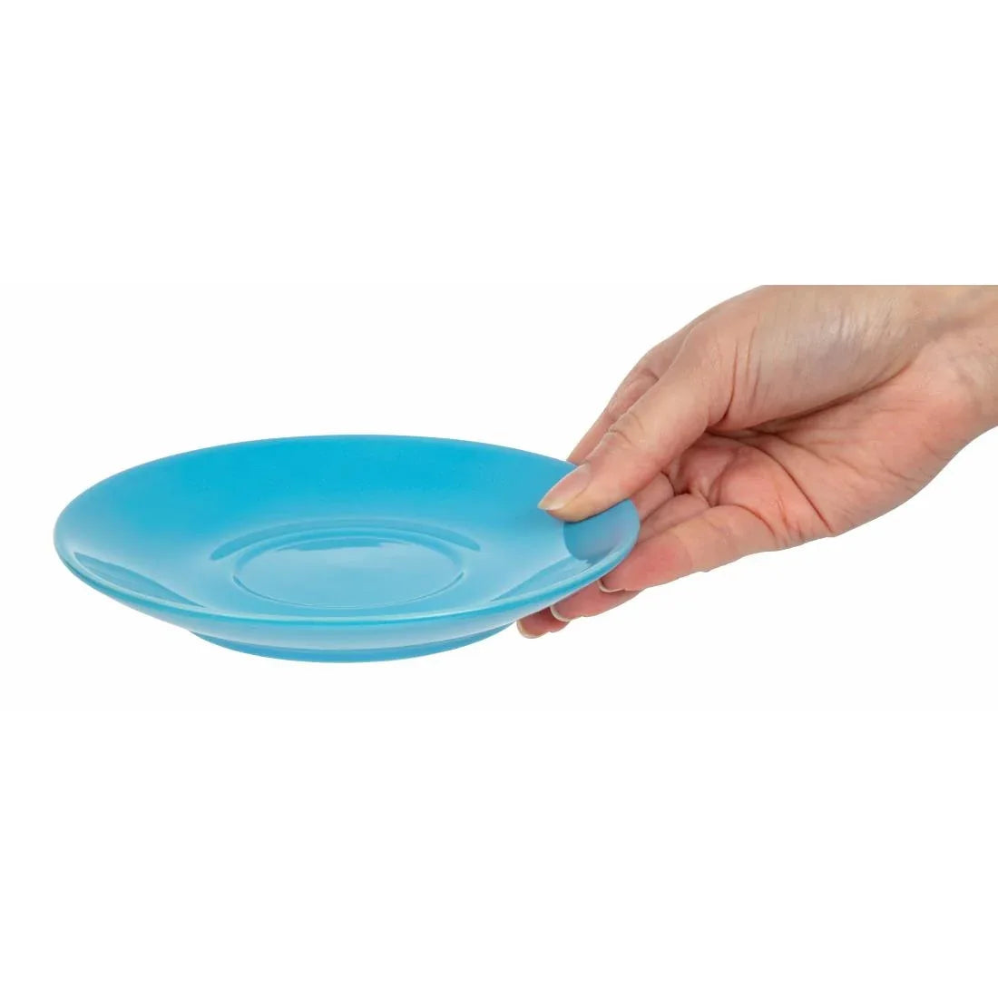 HC407 Olympia Cafe Saucer Blue 158mm (Pack of 12)