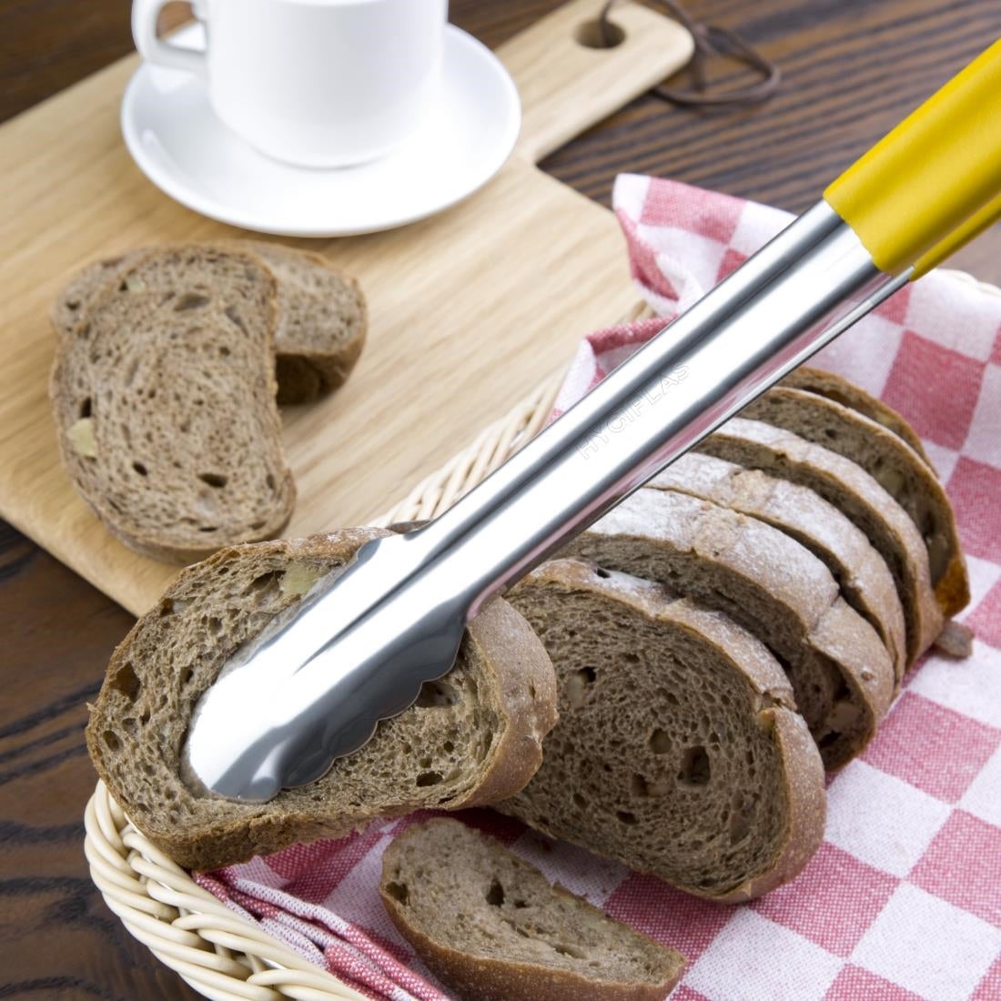 HC855 Vogue Colour Coded Serving Tong Yellow 405mm