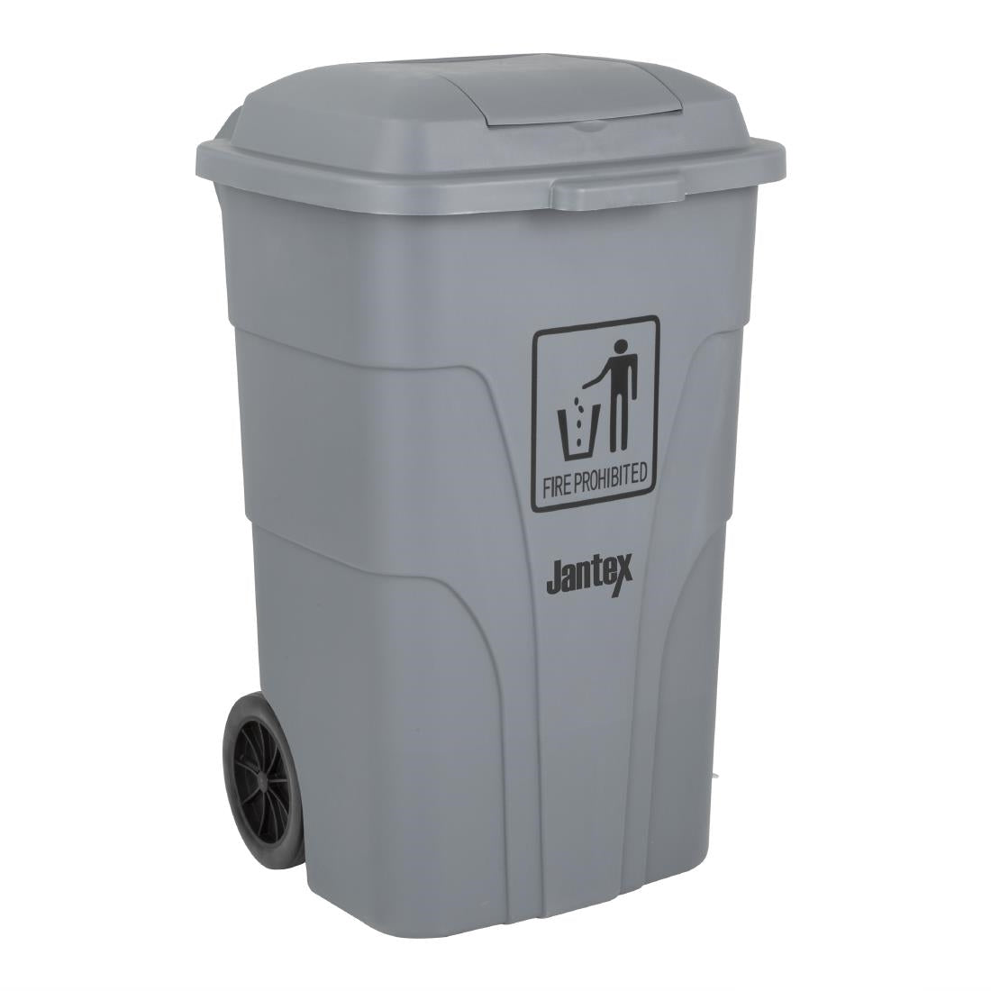 HC923 Jantex 120Ltr Wheelie Bin with Foot Pedal Grey