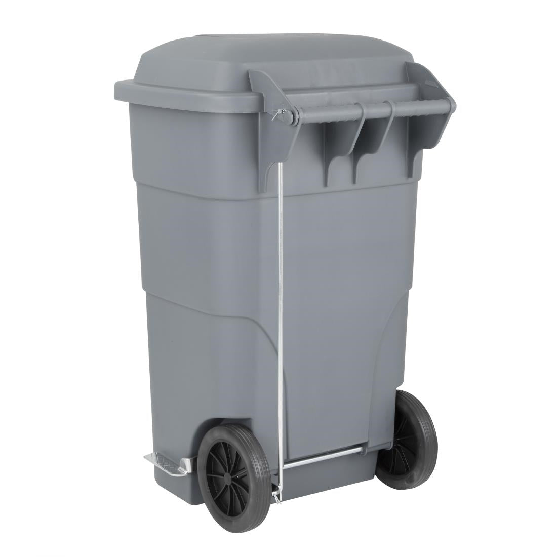 HC923 Jantex 120Ltr Wheelie Bin with Foot Pedal Grey