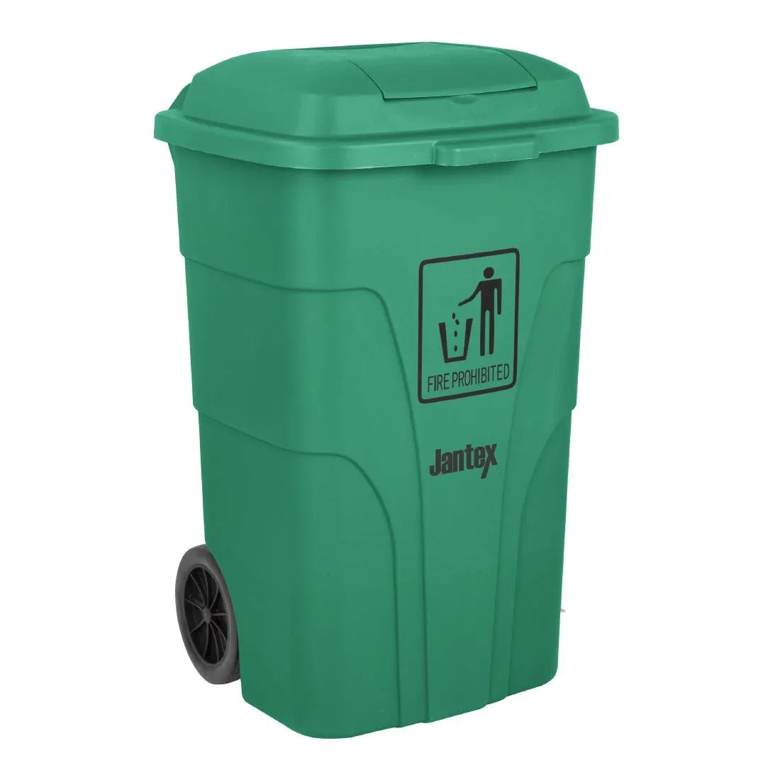 HC924 Jantex 120Ltr Wheelie Bin with Foot Pedal Green